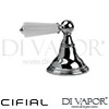 Cifial 32217AWC.R 32217AWC.L Asbury 3 4 Inch Wall Stop Valve Spare Parts
